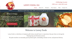 Desktop Screenshot of loewyfoods.com