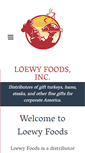 Mobile Screenshot of loewyfoods.com